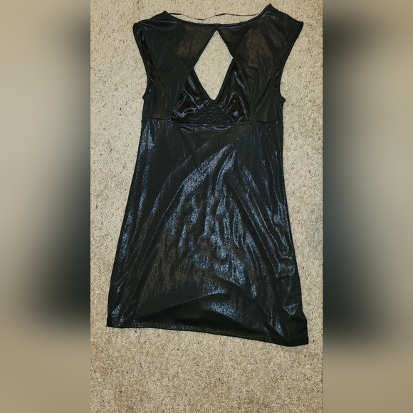Homecoming Cocktail black shimmer dress by Guess size medium - Picture 4 of 5